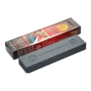 Pedra Afiar Amolar Facas Dupla face N 108 20cm Carborundum — Utensílios úteis