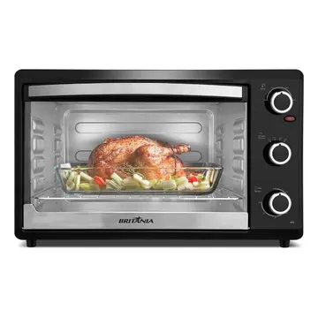 Forno Elétrico Britânia 44L Preto Dupla Resistência 1500W BFE44P 127V — Eletros de cozinha