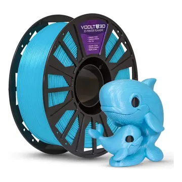 PLA Azul Cyan 1Kg Filamento Voolt3D Para Impressão 3D High Speed Impressoras 3D Peças Decorativas Modelos Personalizados Enfeites e Miniaturas Voolt3D — Impressão