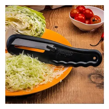 Fatiador de Legumes Kitop Preto com Lâminas Intercambiáveis — Utensílios úteis
