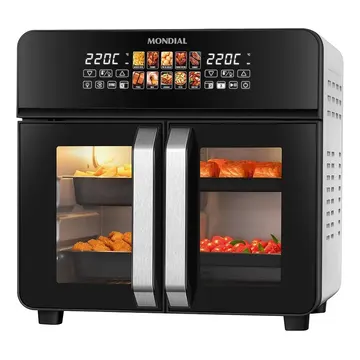Air Fryer Forno 25l French Door Mondial - AFDO-25L-FD — Eletros de cozinha