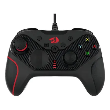 Controle Gamer Redragon Rift G710 Pc E Ps3 Preto E Vermelho — Controles para PC e celular