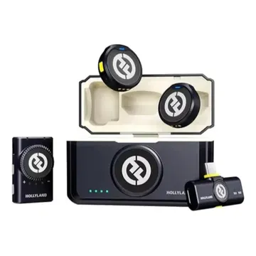 Hollyland Lark M2 Microfone Lapela Sem Fio Compatível Com Android Mini Combo — Microphones