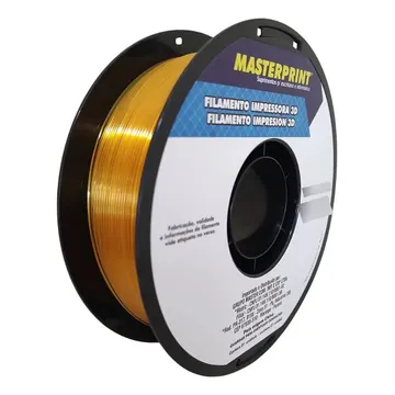 Filamento PET-G Masterprint Amarelo Translúcido para Impressora 3D 1.75mm 1kg — Impressão