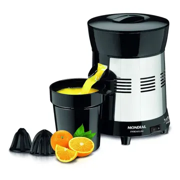 Extrator De Frutas Mondial Turbo Premium Preto 250w Bivolt Preto — Eletros de cozinha