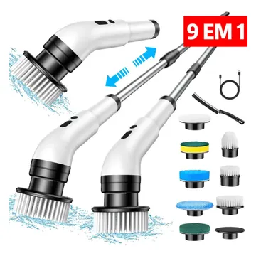 Escova Elétrica de Limpeza DeckCasa JY-6010 3000mAh 137 cm — Cuidado da Casa e Lavanderia