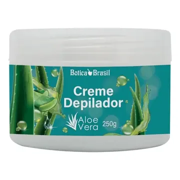 Botica Brasil creme depilatório sem dor 15 minutos corporal 240g — Depilação