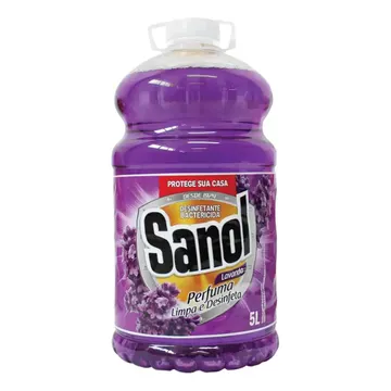 Desinfetante Lavanda Sanol 5 Litros — Cuidado da Casa e Lavanderia