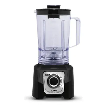 Liquidificador Arno Power Max de 3.1 L e 2200W com 15 Velocidades Preto — Eletros de cozinha