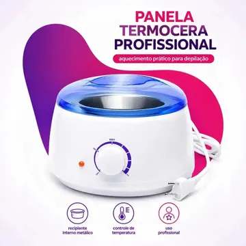 Panela Cera Quente Aquecedor Elétrica Depilação Termocera BMED