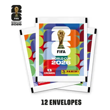 Fifa 2026 Kit com 12 envelopes de figurinhas Fifa World Cup 2026 - Panini