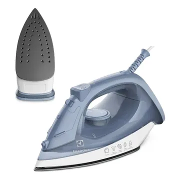 Ferro de Passar Seco e Vapor Electrolux Efficient Base antiaderente Vapor Vertical Extra 1200W de Potência Cabo 1,35m ESI10 — Pequenos Eletrodomésticos