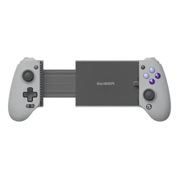Controle Gamepad GameSir G8 Galileo USB-C para Android iPhone 15/16 Hall Effect, Botões Mapeáveis e Carregamento Pass-Through Cinza — Controles para PC e celular