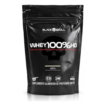 Proteína Black Skull Whey 100% HD em pó sabor Baunilha x 900g — Suplementos Alimentares