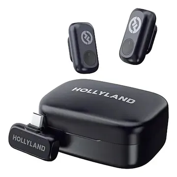 Microfone Hollyland Lark A1 Duo Usb-c cor Preto — Microphones