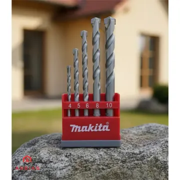 JOGO BROCA WIDIA CONCRETO 5 Pecas 4a10mm - MAKITA D03894 — Acessórios para Ferramentas