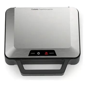Sanduicheira Inox Multiuso Oster Preto/inox — Eletros de cozinha