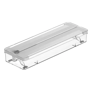 Organizador E Cortador De Rolos Duplo Ou Linha Clear Cor Branco — Cozinha