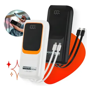 Power Bank Turbo Carregador Portátil 20000mah Turbo 22.5w Premium Universal Rápida Carga Para Celular iPhone Xiaomi Motorola LG Smartwatch Tablet Display Digita