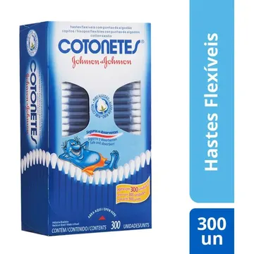 Hastes Flexíveis COTONETES 300 unidades — Higiene Pessoal