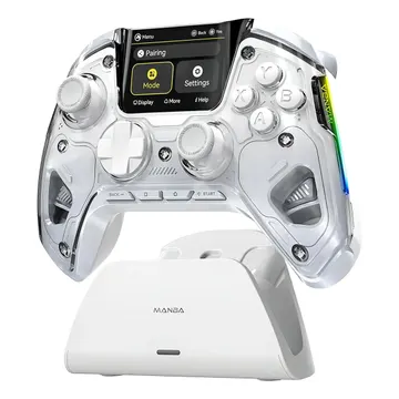 Controle Gamer Manba One V2 Hall Effect Sem Fio Com Dock — Controles para PC e celular