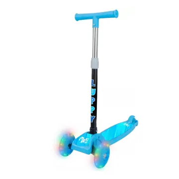 Patinete Infantil 3 Rodas Led Dobrável Luppy Azul Maxi Toys — Mini Veículos e Bicicletas