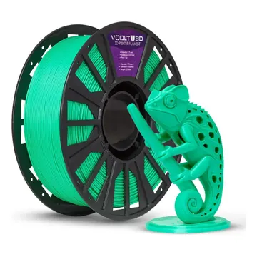 Voolt3D PLA Cor Verde Filamento Efeito Fosco Velvet Premium 1kg — Impressão