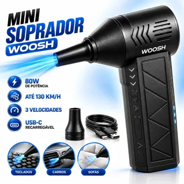 Soprador de Ar Portátil Woosh Recarregável, Para Limpeza e Acender Churrasqueira — Ferramentas para Jardim