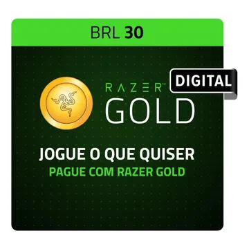 Razer Gold Digital R$ 30 (digital) — Acessórios para PC Gaming