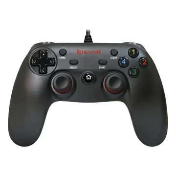 Controle joystick Redragon Saturn G807 preto — Controles para PC e celular