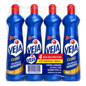 Kit Veja Gold Multiuso 500ml 4 unidades — Cuidado da Casa e Lavanderia