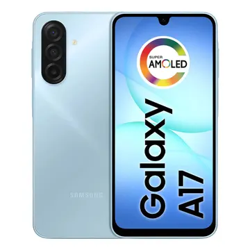 Celular Samsung Galaxy A17 Com Ia, 256gb, 8gb Ram, Câm De 50mp, Tela De 6.7 , Nfc, Ip54 - Azul — Celulares e Smartphones