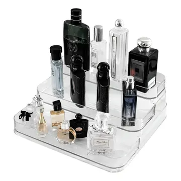 Expositor De Perfumes Cosméticos 3 Andares Porta Maquiagem — Maquiagem