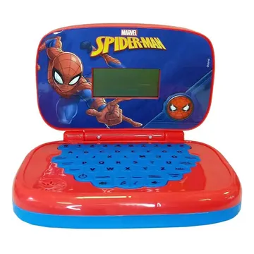 Laptop Infantil Educativo Spider Man Candide — Brinquedos Eletrônicos