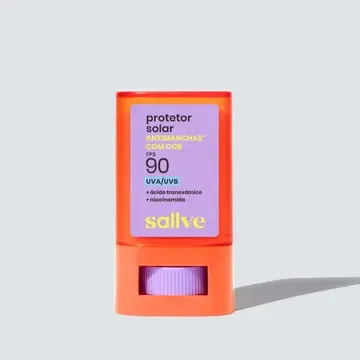 Protetor Solar Antimanchas Com Cor 2 Em Bastão 90fps Sallve — Cuidados com a Pele