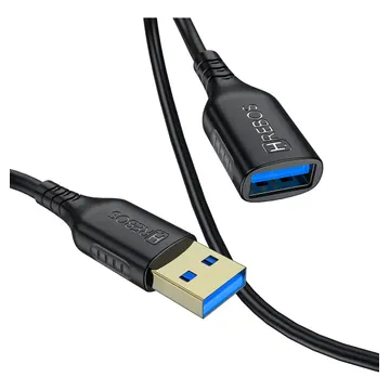Cabo Usb 2.0 Extensão 2 Metros Extensor Macho Fêmea Cor Preto — Acessórios para Celulares