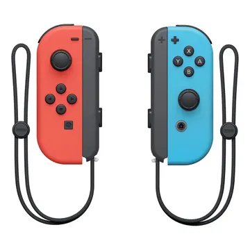 Controle Sem Fio Nintendo Switch Joy-Con LED RGB Vermelho/Azul Bluetooth — Controles de console